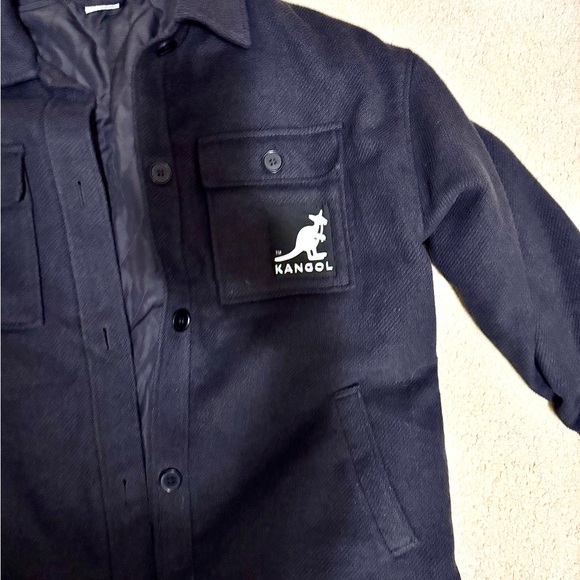 Kangol Gray Textured Jacket/Shacket - Picture 2 of 10